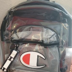 Champion clear backpack